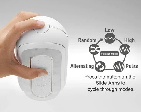 Flip Zero Electronic Vibration Male Masturbator controls and modes