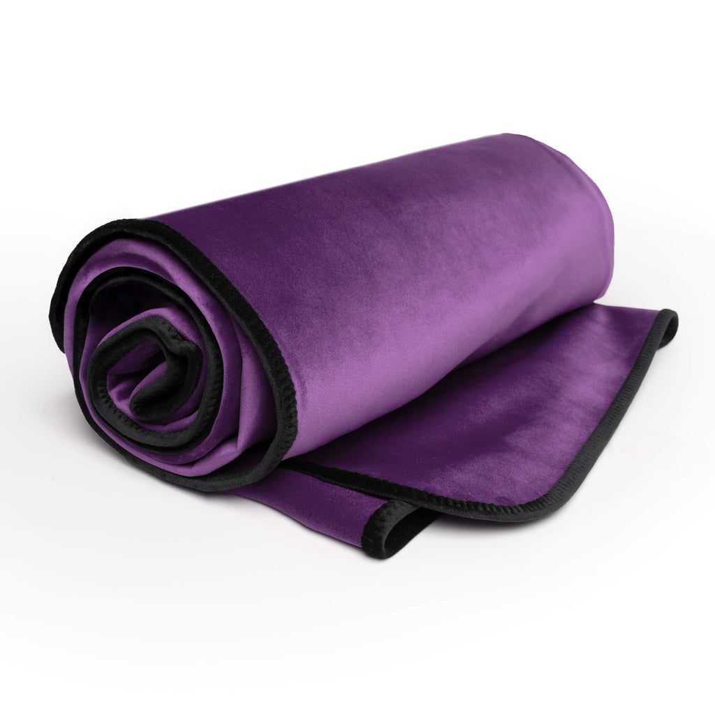 Fascinator Lush Throw Purple Microvelvet - King Size for adults, perfect for using with sex toys and intimate adventures.