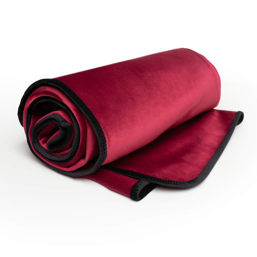 Fascinator Lush Throw Merlot Microvelvet - King Size, perfect for enhancing intimacy with adult toys, discreet delivery sex toys.