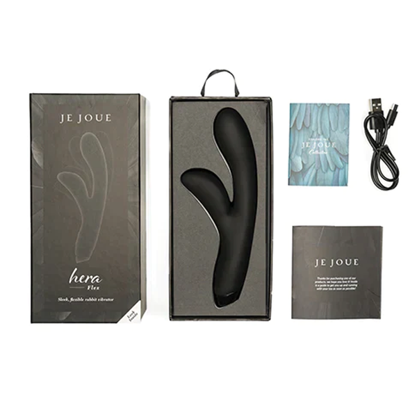 Hera Flex Black vibrator in packaging, premium sex toys Idaho