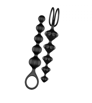 Love Beads (set of 2)(Black) - black, anal toys Idaho, buy sex toys online Idaho