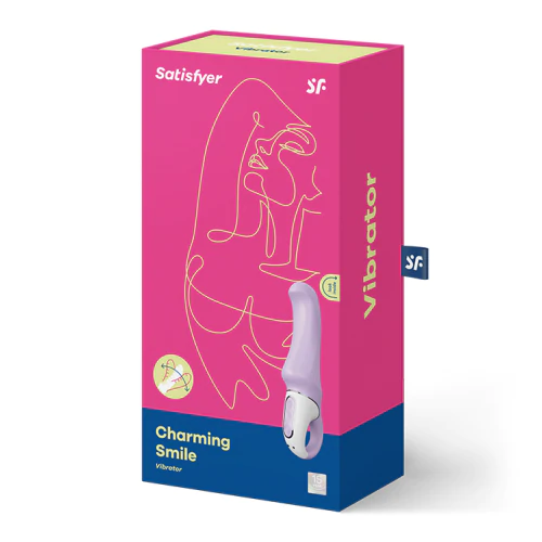 Satisfyer Charming Smile vibrator box, sex toys Idaho.