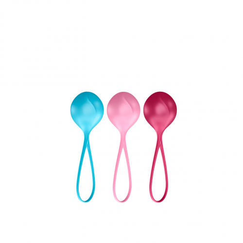 Strengthening Balls (set of 3) - turquoise, red, pink for adult toys Idaho.