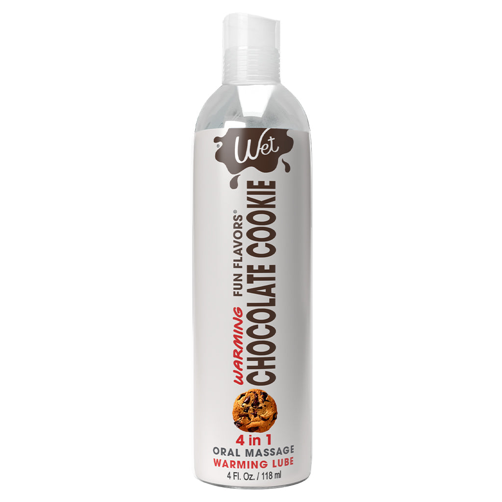 Fun Flavours Chocolate Cookie 4 Fl. Oz. / 118 ml. warming lube for intimate pleasure and massage