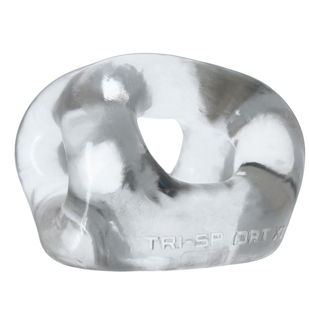 TRI-SPORT XL thicker 3-ring cocksling CLEAR for enhanced pleasure, a must-have sex toy for men in adult store Idaho.