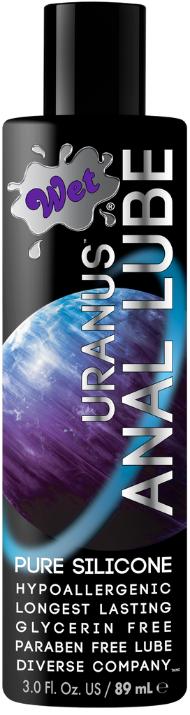 Uranus™ Silicone Based 3 Fl. oz./89mL for anal play.