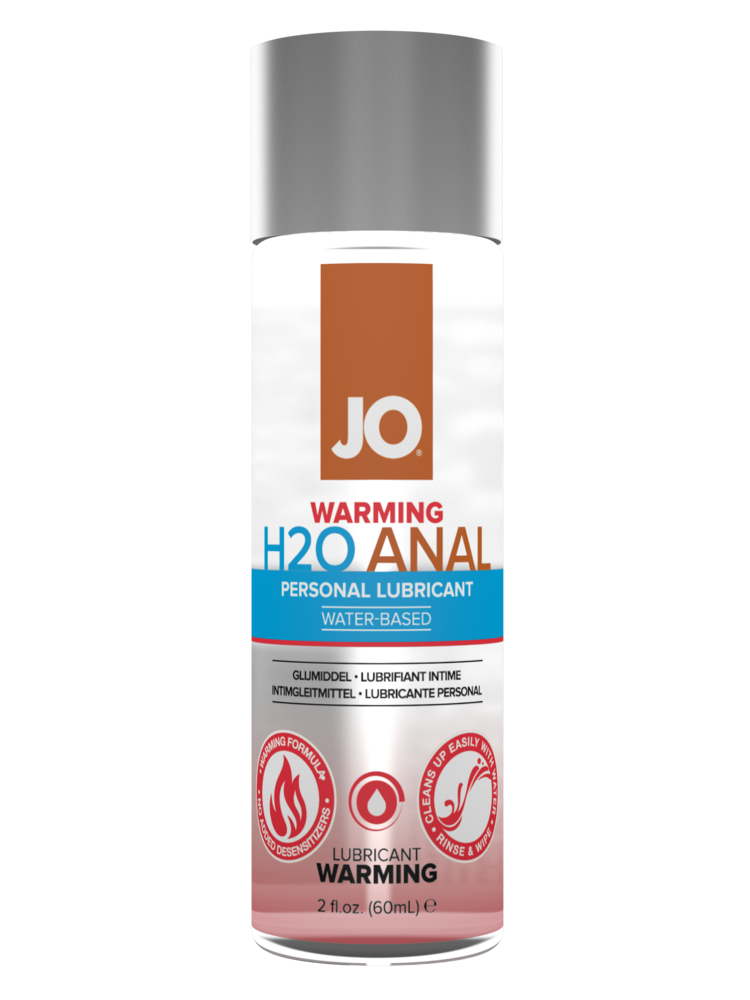JO H2O Anal - Warming - Lubricant 2 floz / 60 mL for anal play