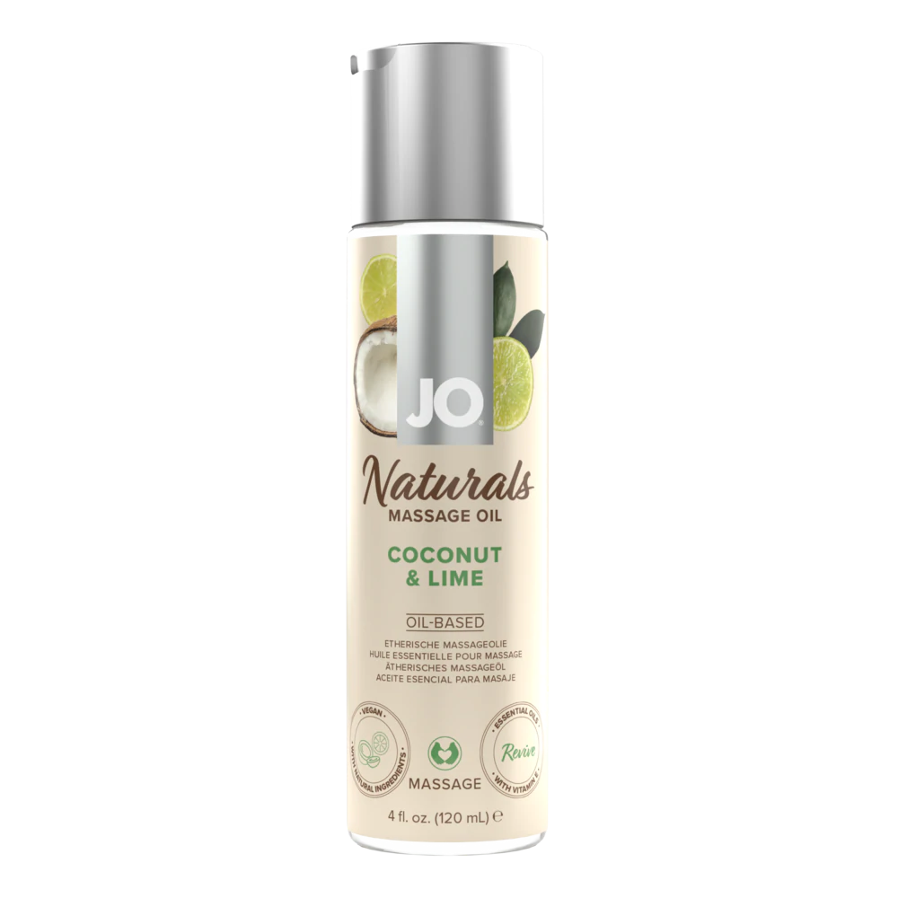 JO Naturals - Coconut & Lime - Massage 4 floz / 120 mL for couples toys Idaho.