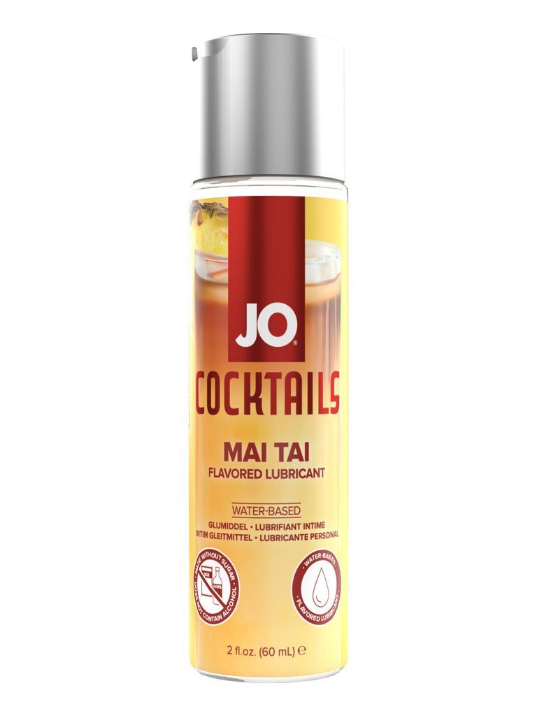 JO Cocktails  - Mai Tai Flavored Lubricant  - 2 fl oz 60 mL Bottle for intimate moments.