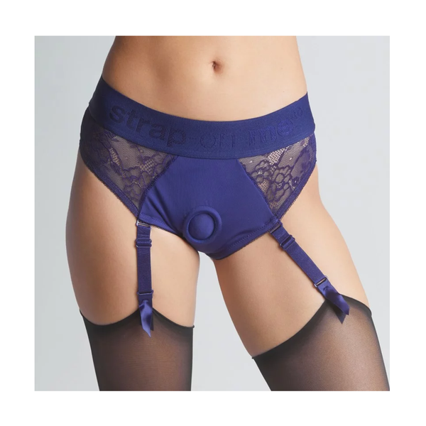 HARNESS LINGERIE DIVA - XL - NIGHT BLUE from adult store Boise
