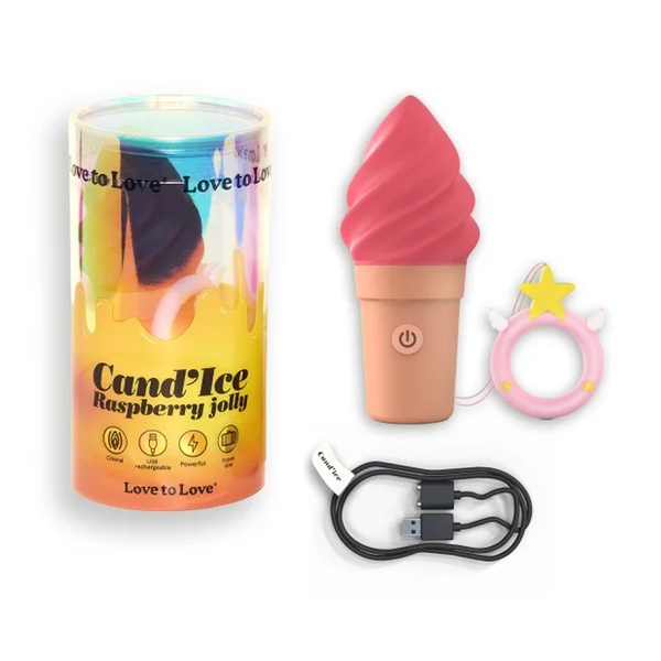 CAND'ICE - RASPBERRY JOLLY pleasure toy for discreet fun