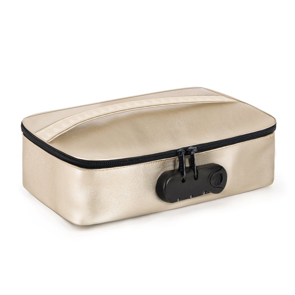 DISCREET BOX LUXURY GOLD - premium storage solution for sex toys Idaho