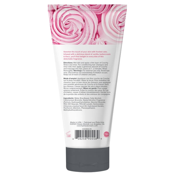 COOCHY SHAVE CREAM FROSTED CAKE TUBE 15ML for smooth skin