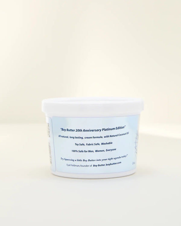 Boy Butter 20th Anniversary Edition - Platinum Label - 16 oz Tub for adult products Idaho and premium sex toys Idaho