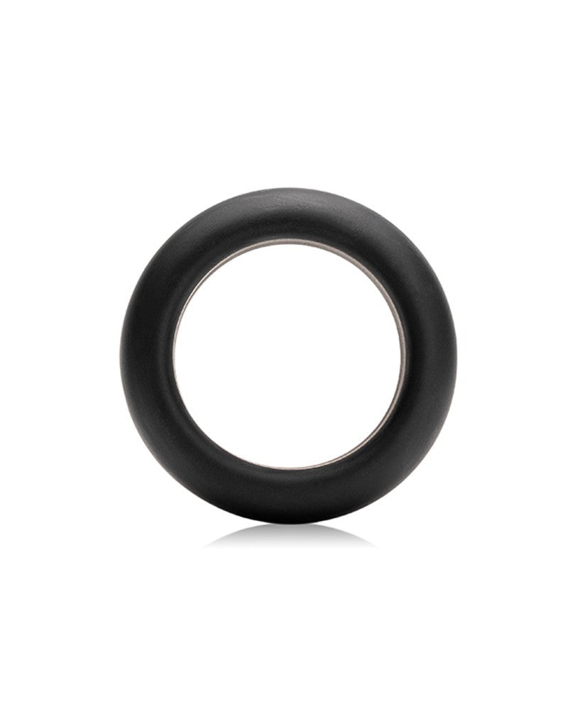 Black Silicone C-Ring - Maximum Stretch for enhanced pleasure