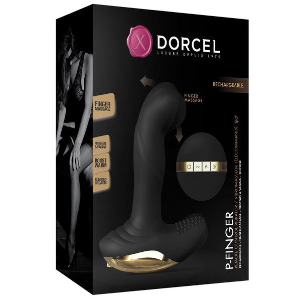 P-FINGER remote-control vibrator for pleasure and intimacy