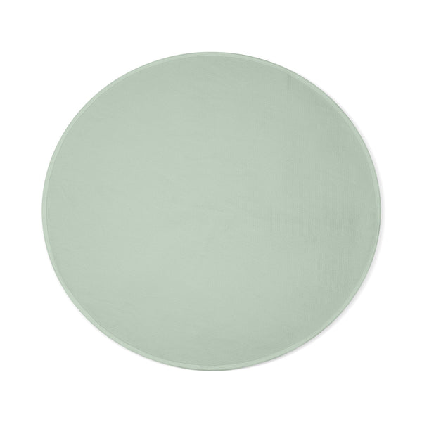 Throw - Sage with Bag, perfect for play and adult toys, made from soft cotton with waterproof layer.