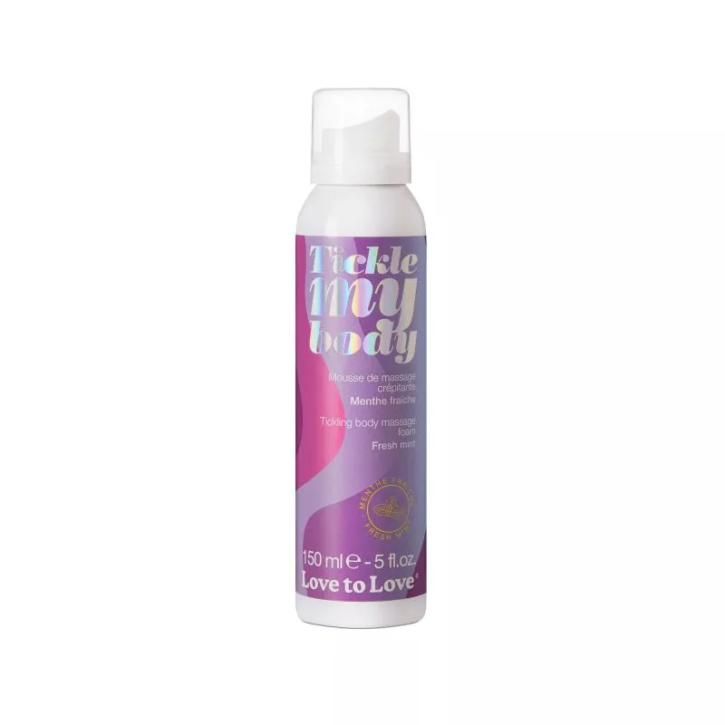 TICKLE MY BODY - MASSAGE FOAM - MINT 150ML / 5FL.OZ. for enhanced pleasure