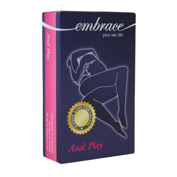 Embrace Card Game - Anal Play packaging for couples exploring anal pleasure and intimacy.