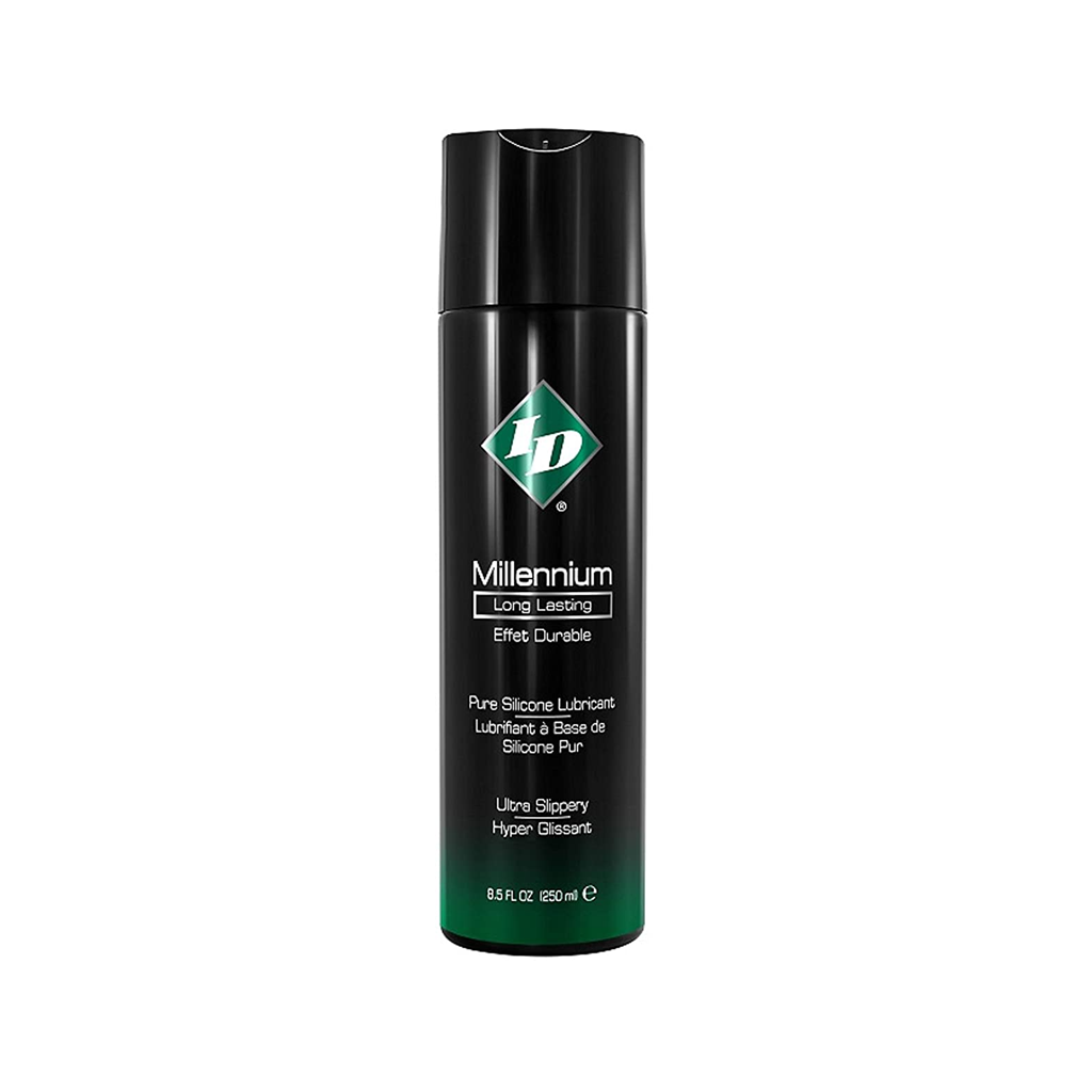 ID Millennium 8.5 FL OZ (230ML) silicone lube for ultimate long-lasting pleasure with sex toys and intimate wellness.