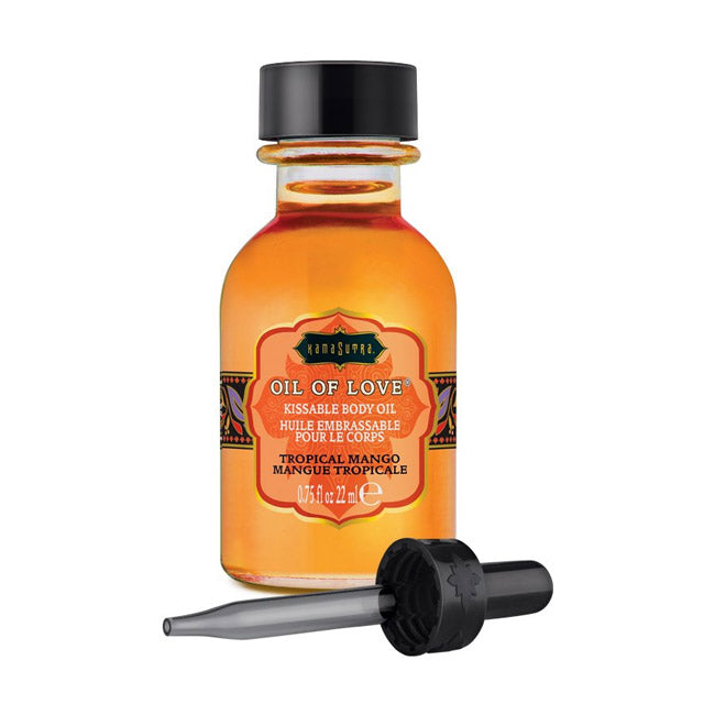 Oil of Love Tropical Mango body oil for intimate moments