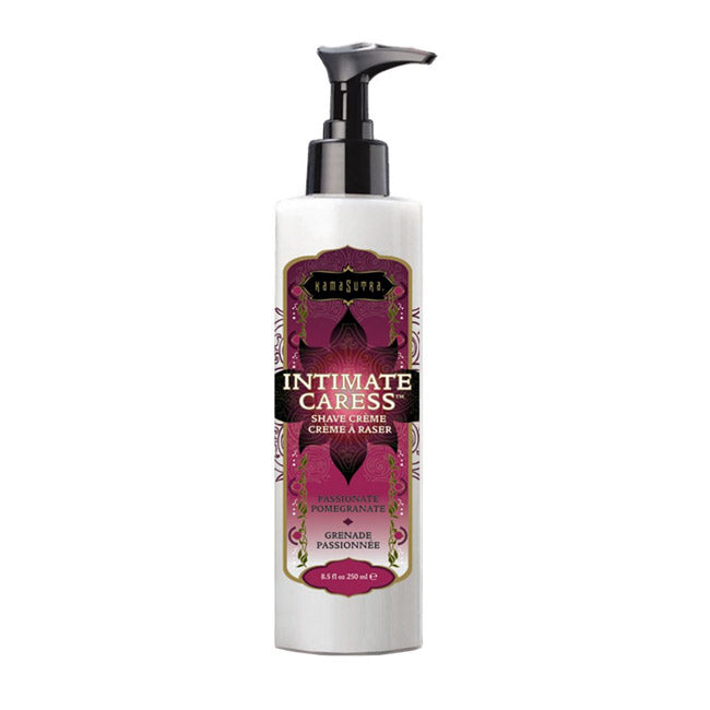 Intimate Caress Shave Cream Passionate Pomegranate for smooth skin.