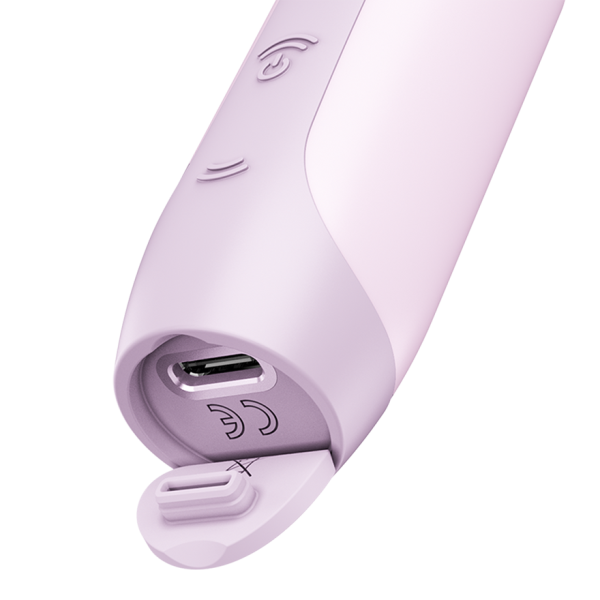 Secret Kiss travel vibrator with USB charging port