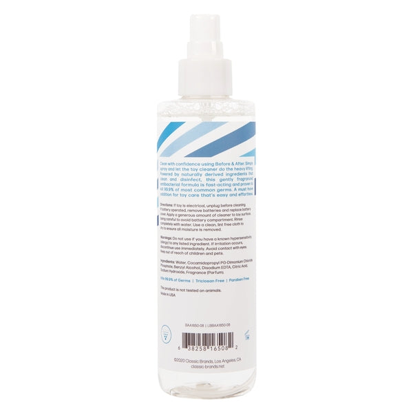Spray Toy Cleaner Refresh 8.5oz | 250mL bottle for cleaning sex toys, antibacterial formula for adult toys hygiene.