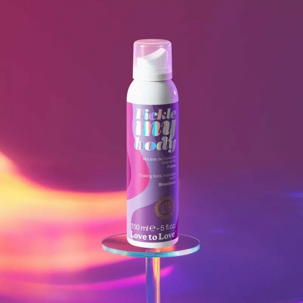 TICKLE MY BODY - MASSAGE FOAM - STRAWBERRY 150ML / 5FL.OZ. - Pleasure product Boise