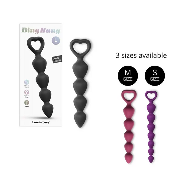 BING BANG L - BLACK ONYX anal toy for pleasure, available at sex shop Idaho.