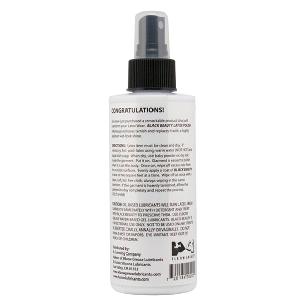 Black Beauty Latex Polish Spray Bottle - 7 oz for adult toys Idaho