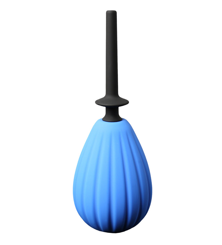 Aneros Prelude Enema Bulb - Blue for anal and prostate play