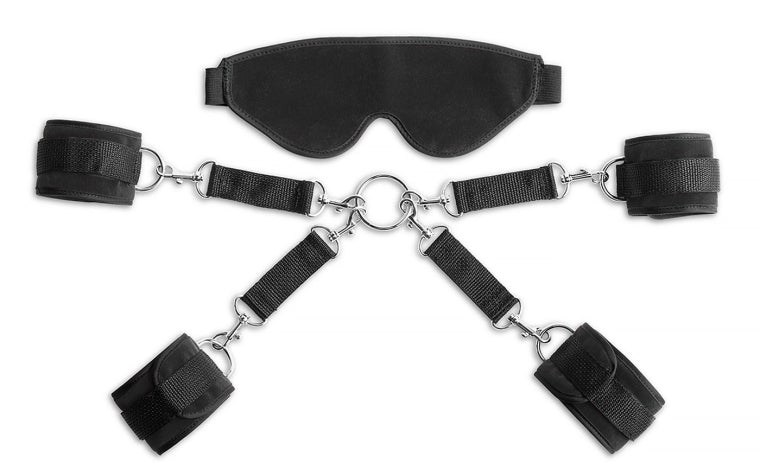 Bond Deluxe Kit Black Microvelvet sex toys Idaho set