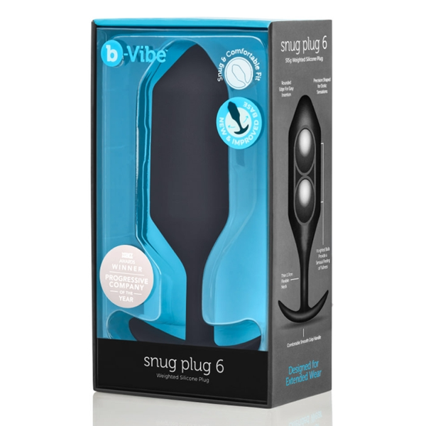 SNUG PLUG 6 | BLACK premium sex toy for pleasure in Idaho