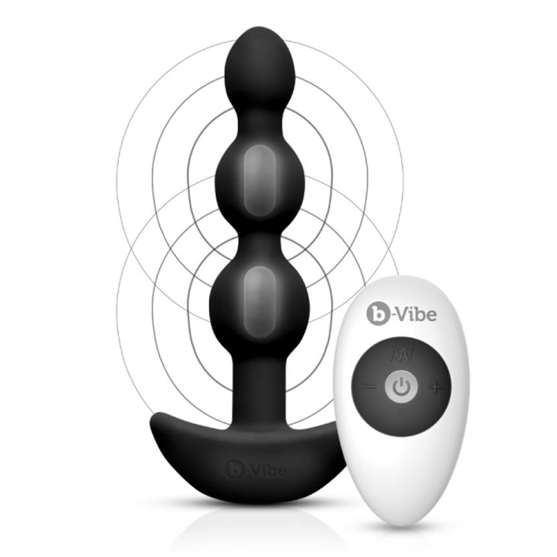 TRIPLET ANAL BEADS | BLACK - premium anal beads for pleasure
