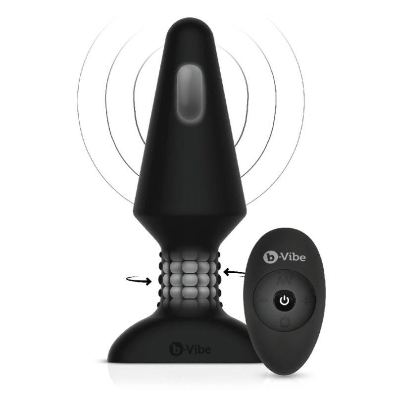 RIMMING PLUG XL | BLACK - premium anal toy from Idaho's best sex shop