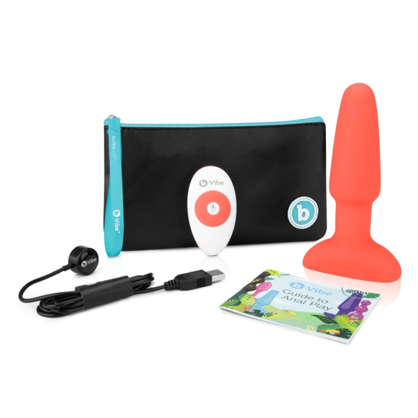 RIMMING PLUG 2 | ORANGE with accessories for anal play