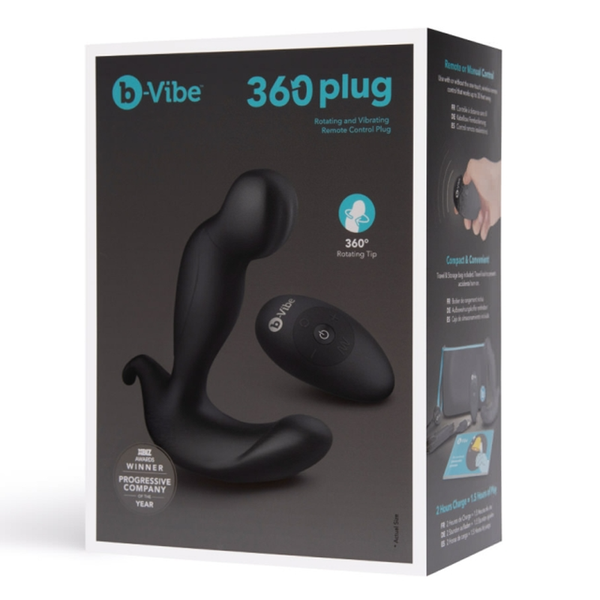b-Vibe 360 PLUG remote control vibrating anal toy