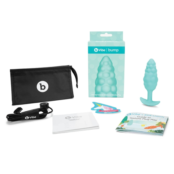 BUMP TEXTURE PLUG | MINT with packaging, manual, and accessories for beginners in adult toys.