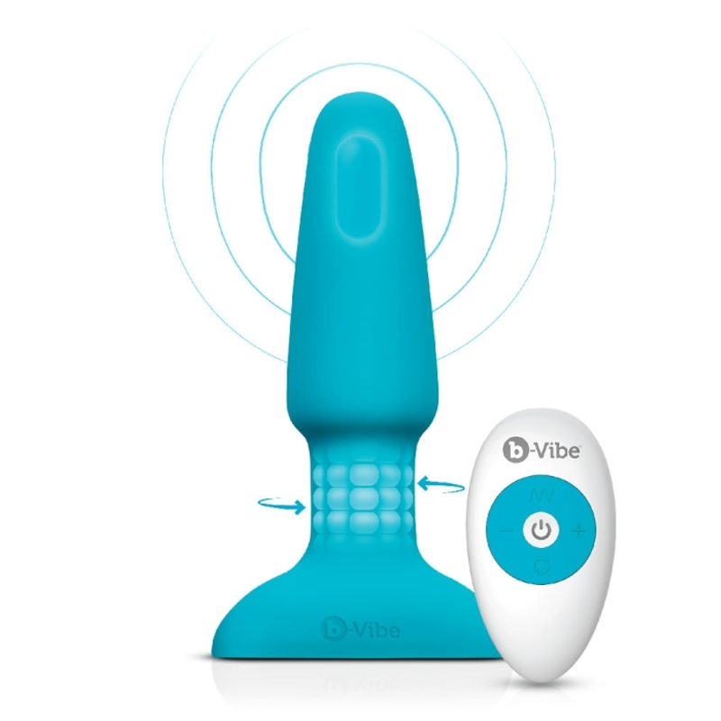RIMMING PLUG 2 | TEAL with remote control, premium anal toy for couples, sex toys for men and women, adult store Idaho.