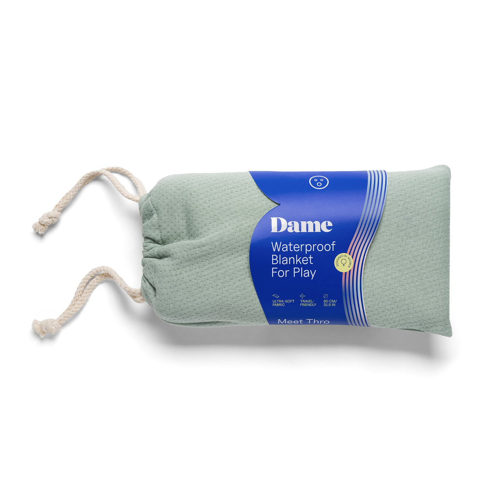 Throw - Sage with Bag waterproof blanket for play, perfect for sex toys, adult toys, and intimate wellness.