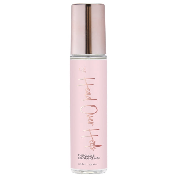 HEAD OVER HEELS Fragrance Body Mist with Pheromones - Fruity - Floral 3.5oz | 103mL for intimate wellness and sexual health.
