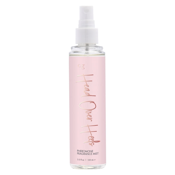 HEAD OVER HEELS Fragrance Body Mist with Pheromones - Fruity - Floral 3.5oz | 103mL, perfect for adult toys and intimate wellness.