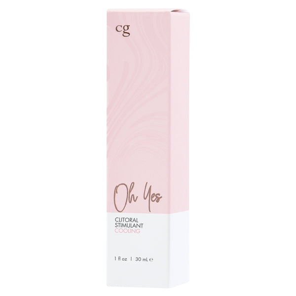 OH YES Cooling Clitoral Stimulant - Fragrance Free 1oz | 30mL packaging, ideal for intimate pleasure and enhanced sensitivity.