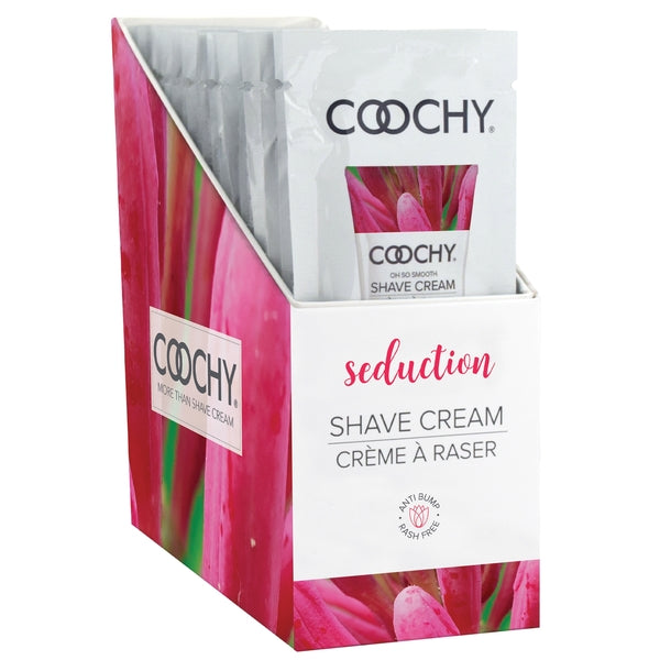 Shave Cream - Seduction 24pc (Honeysuckle/Citrus) | 15ml - Foil - DISPLAY in a vibrant packaging for intimate care