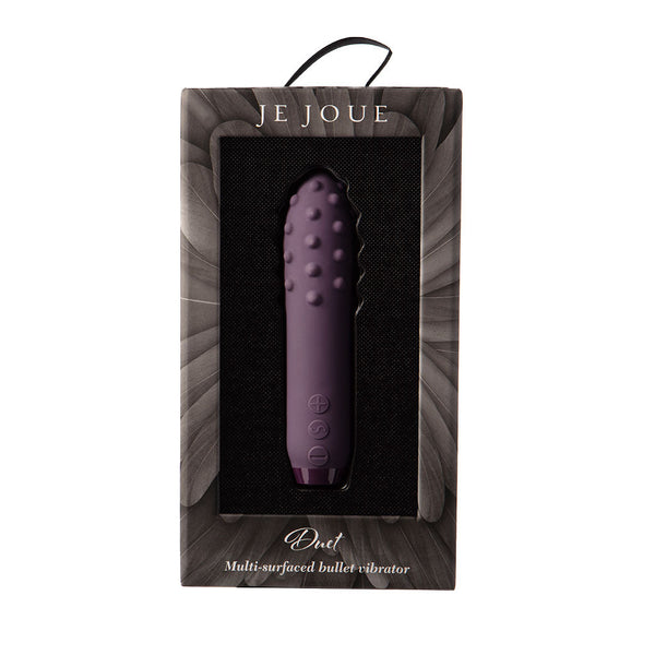 Duet Bullet Purple vibrator in packaging, sex toys Idaho