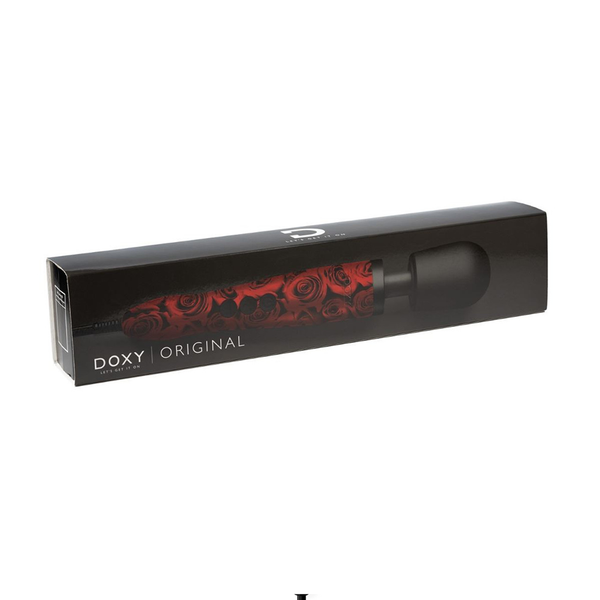 Original - Roses wand massager packaging with vibrant design