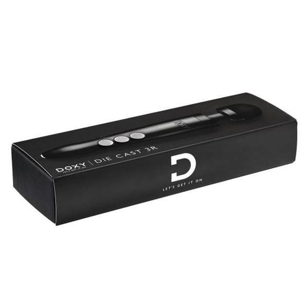 Die Cast 3R - Matte Black packaging, premium vibrators for enhanced pleasure, couples sex toys, discreet delivery sex toys.