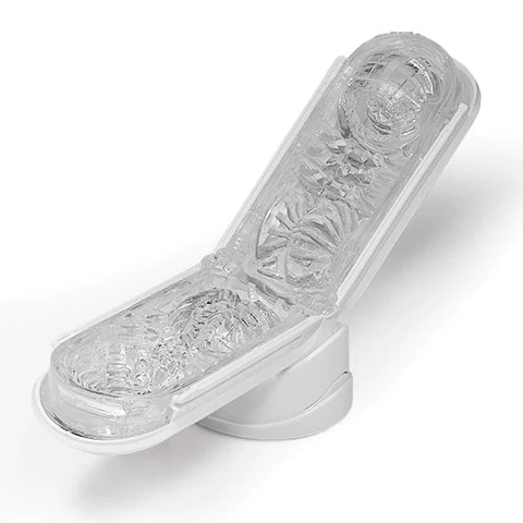 Flip Zero Male Masturbator in transparent design, premium sex toys Idaho