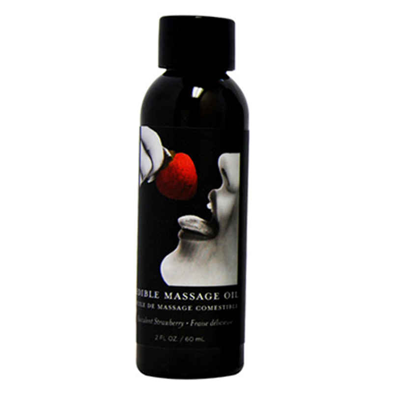 Edible Massage Oil Strawberry 2 fl oz / 60 ml | Sex Toys Idaho
